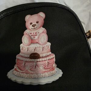Moschino Black and Pink Teddy Bear Birthday Crossbody